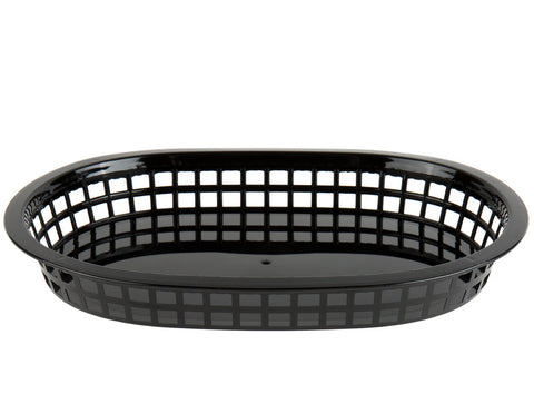 Canastilla oblanga negra 10.75" #28211