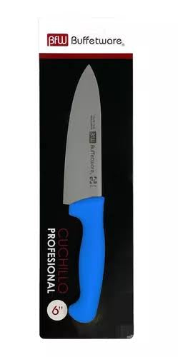 cuchillo chef 6" azul BUFFETWARE #24912
