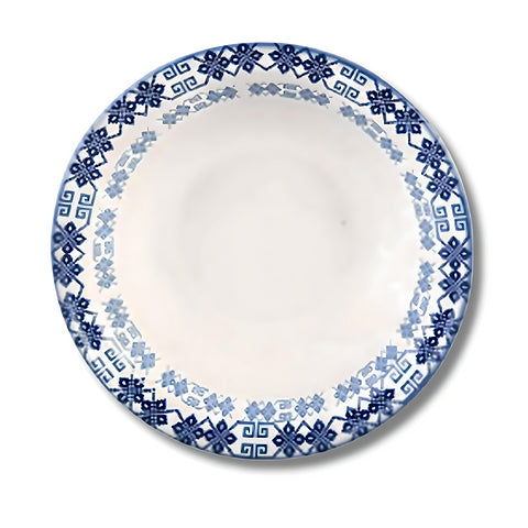 Plato sopero huichol azul #117112