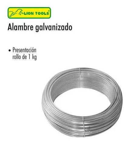 Alambre galvanizado Lion Tools #70044