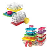 Juego De Toopers De Vidrio, Marca Libbey, Save N' Store, 20pz #15134