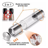 Molino pimienta/sal doble yvan #3048