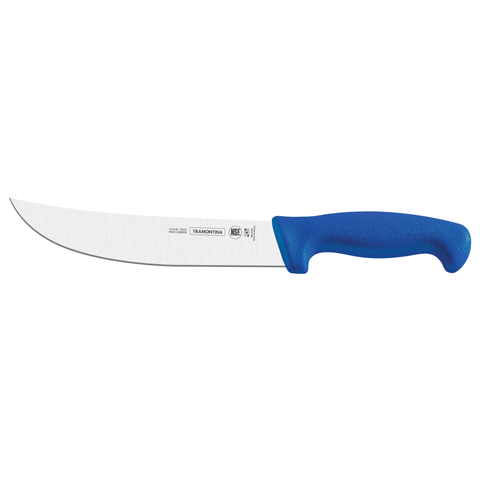 Cuchillo despellejar 8" Tramontina azul #244011