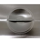 Tapa entero ranurado de acero inoxidable #12773.