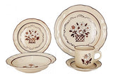 Vajilla flor de otoño 30 piezas Santa Anita #15508.