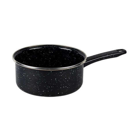 Cazo 16 cm de peltre negro Ecko #20251.