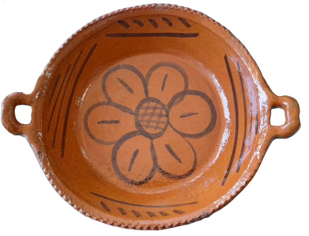 Cazuela molera decorada grande 8322