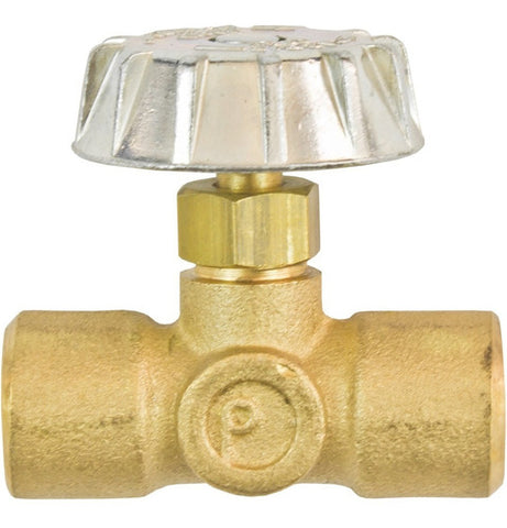 Válvula de aguja 1/4 x 1/4 #5933.