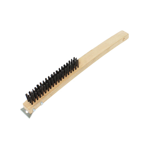 Cepillo de alambre con raspador #70089.