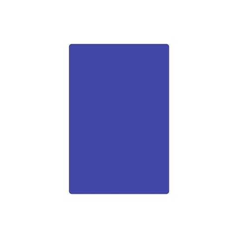 Tabla de corte azul Thunder Group #23282.