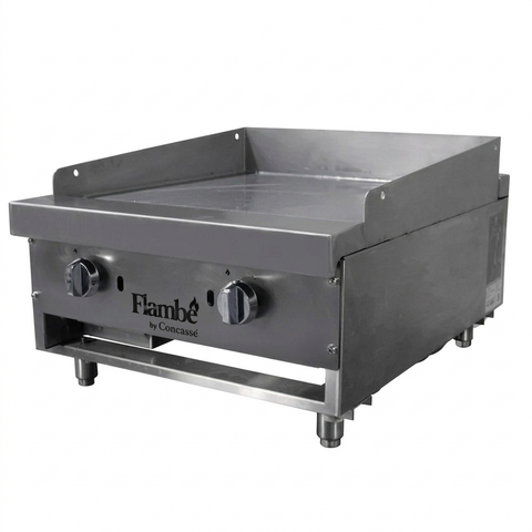 Plancha flambe 2 Q. 24" Concasse #21379