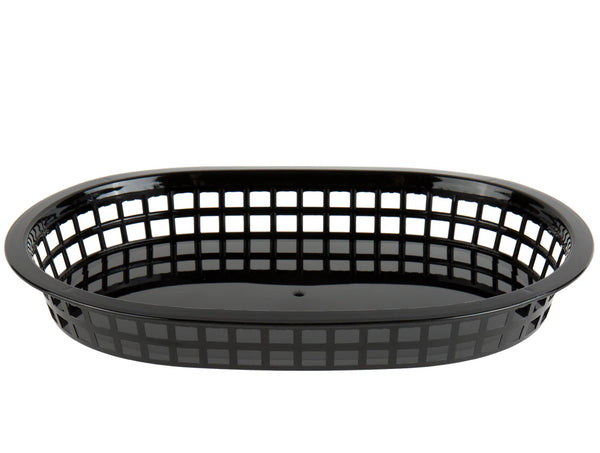 Canastilla oblanga negra 10.75" #28211