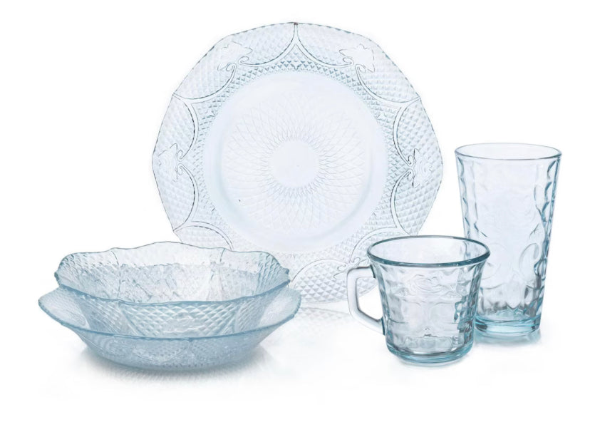 Vajillas Crisa Vajilla 20 Piezas Azul Zafiro Crisa #15522 – Tienda