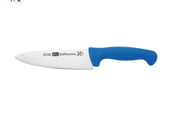 Cuchillo chef 6" azul Buffetware #24930