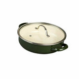 Freidora euro 24 cm verde olivo #20217