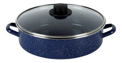 Arrocera 24 cm Ecko esmaltado azul #19206