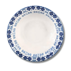 Plato sopero huichol azul #117112