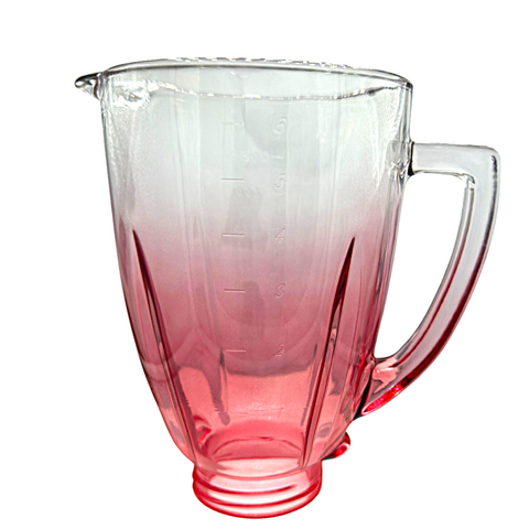 Vaso de Vidrio Contemporáneo rojo #4984