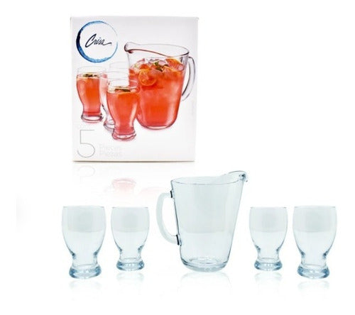 Juego de Vasos de Vidrio Libbey Pedrada con 16 pzas