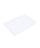 Plato melamina rectangular 28x19 cms blanco concasse #261933