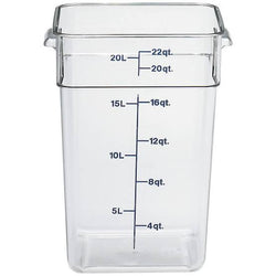 Contenedor cuadrado 22 Qt Buffetware #27552