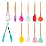 Juego de Utensilios de Cocina de Silicona Ekco Colors #2507