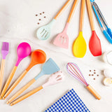 Juego de Utensilios de Cocina de Silicona Ekco Colors #2507