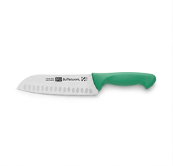 Cuchillo 7" santoku (japones) verde Buffetware #24914