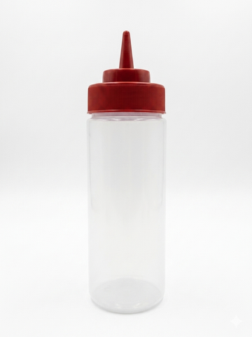 Botella 12 oz boca ancha roja #29138