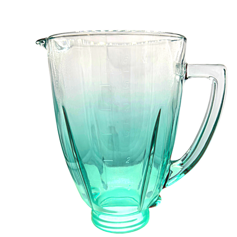 Vaso de Vidrio Contemporáneo Cian #4976