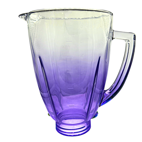 Vaso de Vidrio Contemporáneo Morado #4977