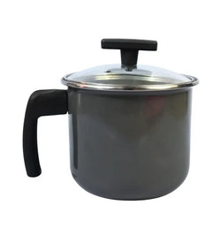Hervidor recto 14 duramax negro tapa vidrio #19622