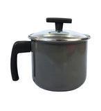 Hervidor recto 14 duramax negro tapa vidrio #19622