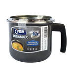 Hervidor recto 14 duramax negro tapa vidrio #19622