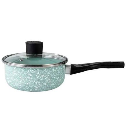 Cacerola euro 16 granito jade menta blanco #20266