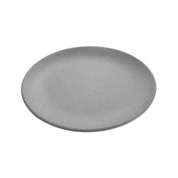Plato 30 cm de melamina de lujo lisa gray granite Concasse #261947