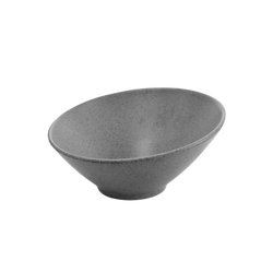 Bowl inclinado 21 cm melamina gray granite Concasse #261938