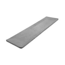 Plato rectangular 32X9cm melamina gray granite Concasse #261944