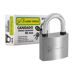 Candado satinado 40 mm Lion Tools #70097