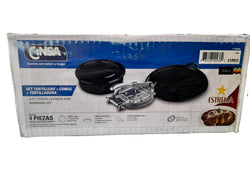 Set Cinsa Tortilladora+comal+tortillero #28281