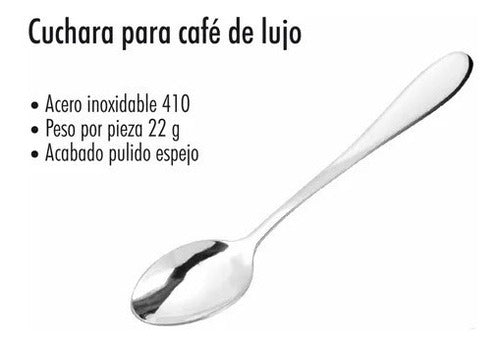 Cuchara de lujo para cafe Lion Tools #25220.