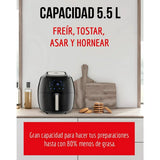 Freidora digital de aire 5.5L Disa #10697.