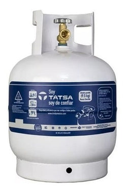Tanque de gas 9.5 kg c/válvula sencilla TATSA #6211