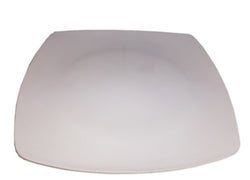 Plato Cuadrado Melamina Blanco #26172 Crisa