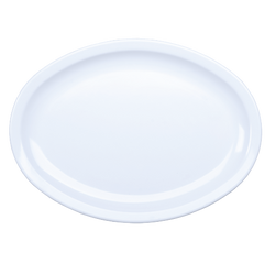 Plato Tampiqueño Grande Blanco #V-1013 Cinsa