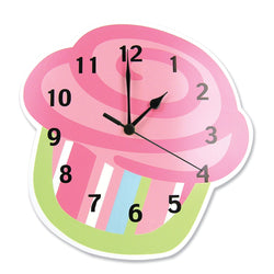 Reloj De Pared En Forma De Cup Cake Quequito Kekito