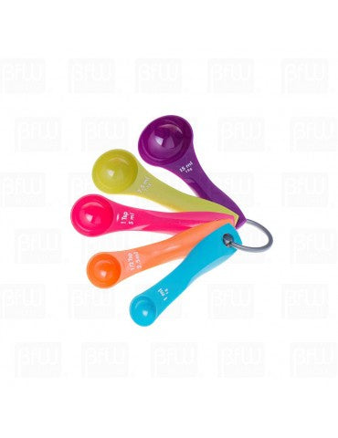Cucharas Medidoras De Plástico Colores 5 Piezas A6002 Buffetware