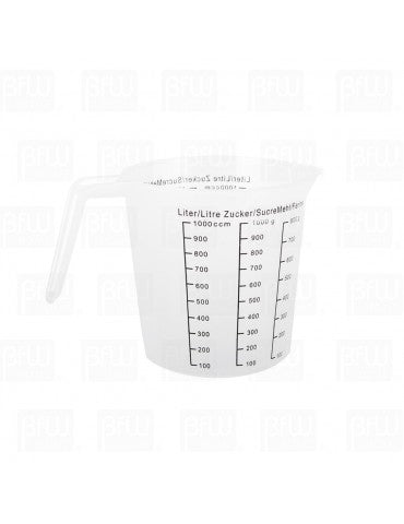 Taza Medidora De Plástico 1lts Buffetware A6201