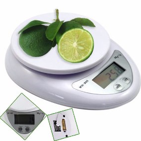 Báscula Digital Cocina Cap. 5kg #A0003 Buffetware