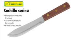 Cuchillo de Cocina 7" #8048 Lion Tools